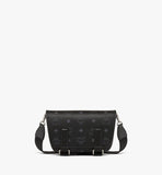 MMMEATA02BK001-Aren Messenger Bag in Visetos|BLACK