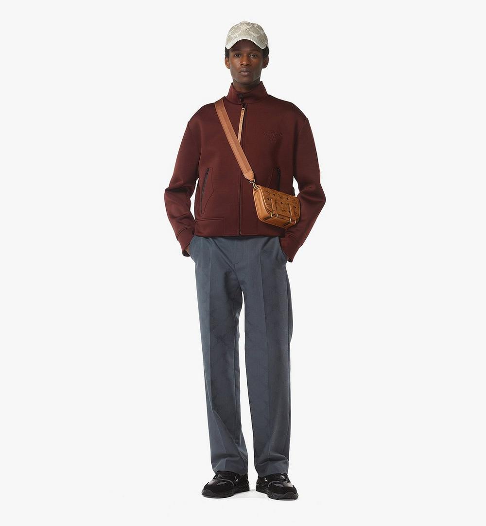 MMMEATA02CO001-Aren Messenger Bag in Visetos|COGNAC