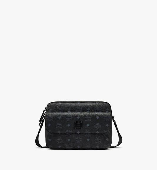 MMRDSTA01BK001-Aren Messenger Bag in Visetos|BLACK