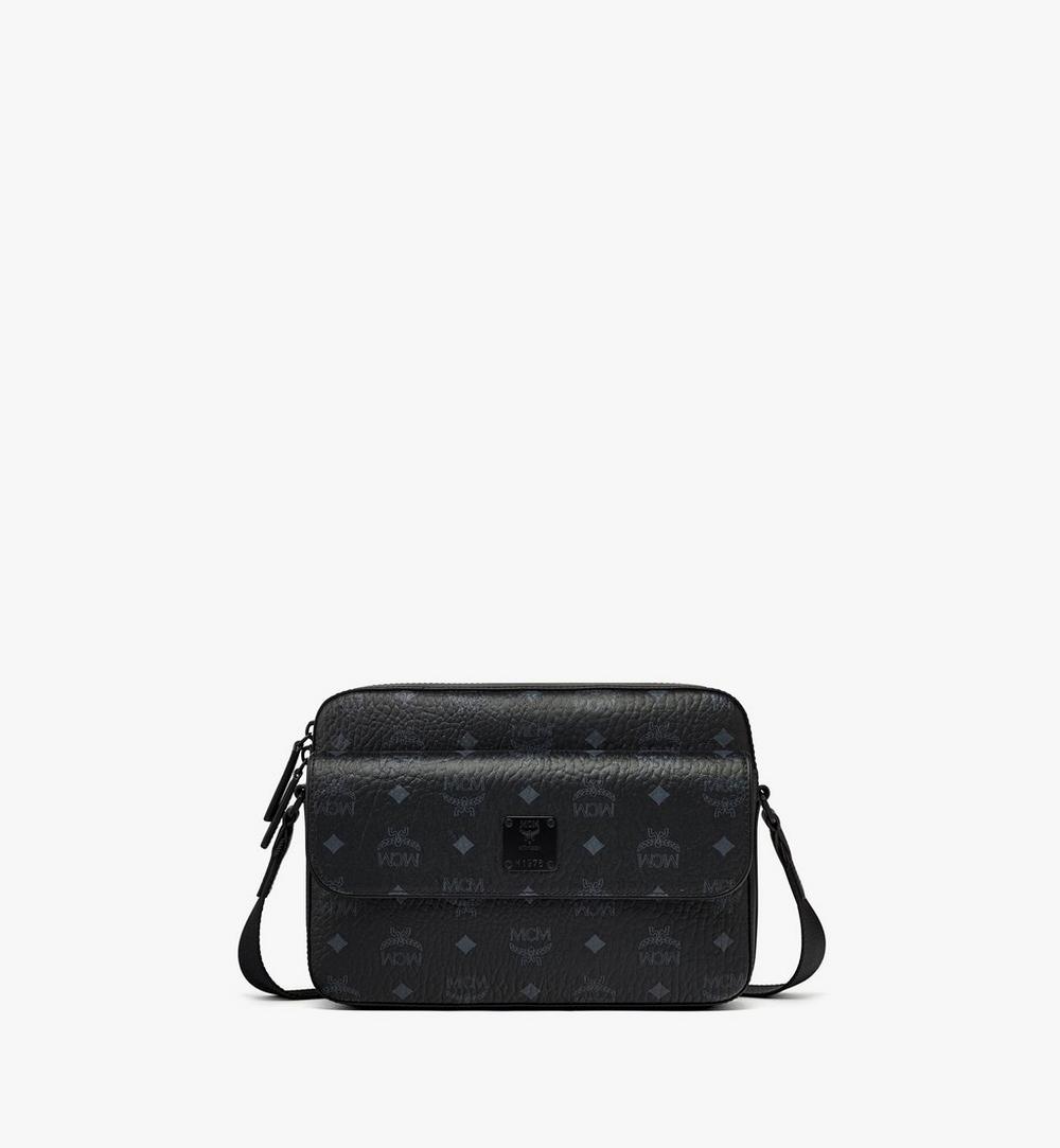 MMRDSTA01BK001-Aren Messenger Bag in Visetos|BLACK