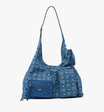 MWPFATA03HD001-Aren Multi-Shopper in Monogram Denim Jacquard|DENIM BLUE