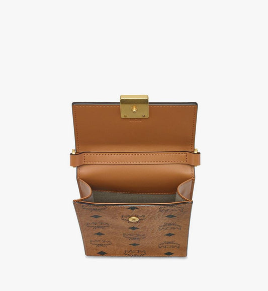 MXZGSTA11CO001-Aren Phone Wallet in Visetos|COGNAC