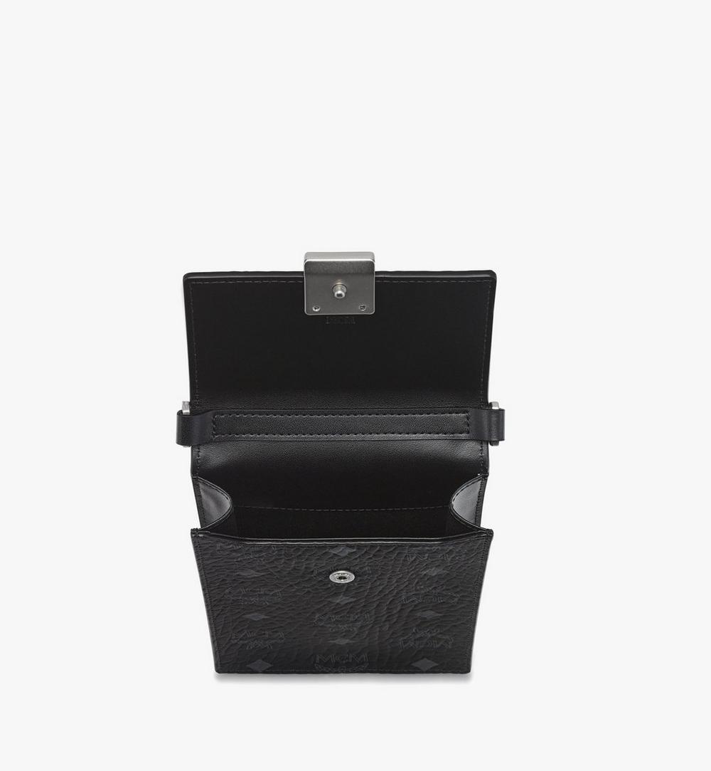 MXZGSTA11BK001-Aren Phone Wallet in Visetos|BLACK