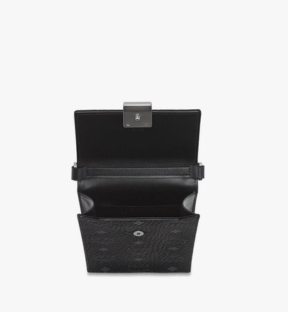 MXZGSTA11BK001-Aren Phone Wallet in Visetos|BLACK
