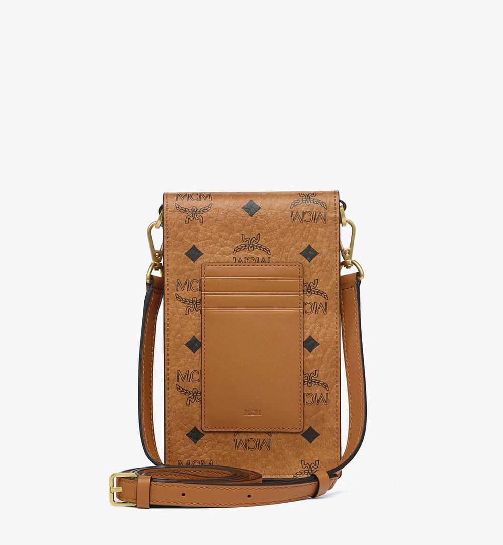 MXZGSTA11CO001-Aren Phone Wallet in Visetos|COGNAC