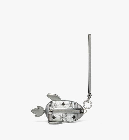 MXZGSTA08SV001-Aren Rocket Pouch Charm in Visetos|SILVER