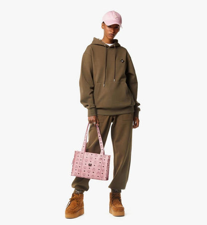 MWTGSTA03PZ001-Aren School Bag Tote in Visetos|SOFT PINK