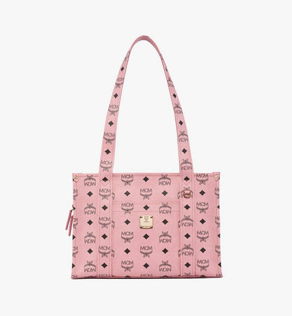 MWTGSTA03PZ001-Aren School Bag Tote in Visetos|SOFT PINK