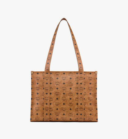 MWTFATA02CO001-Aren School Tote in Visetos|COGNAC