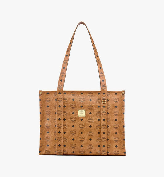 MWTFATA02CO001-Aren School Tote in Visetos|COGNAC