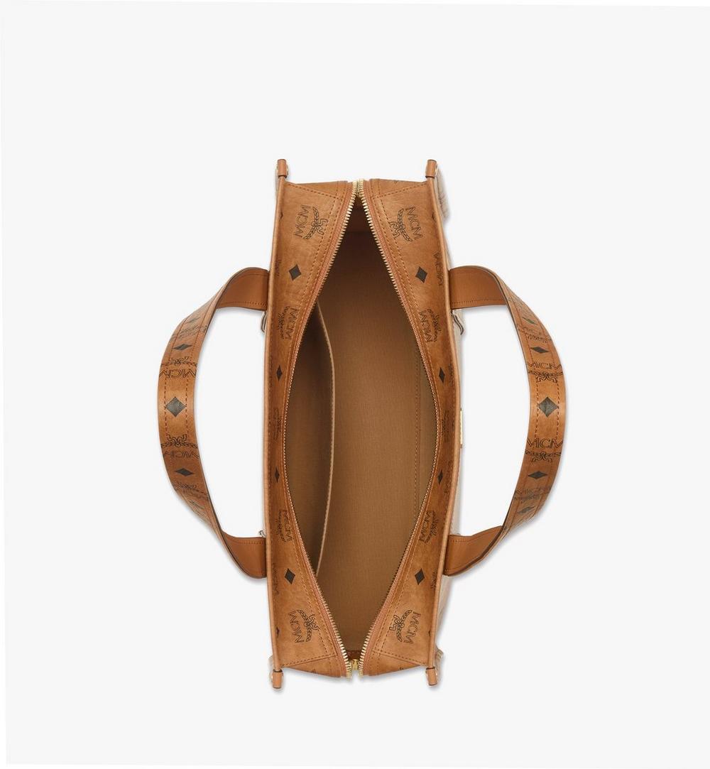 MWTFATA02CO001-Aren School Tote in Visetos|COGNAC