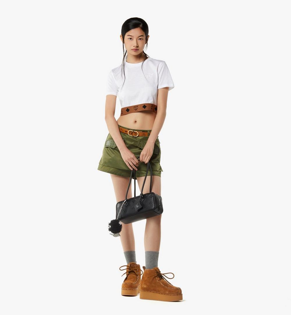 MWSGSTA01BK001-Aren Shoulder Bag in Maxi Monogram Leather|BLACK