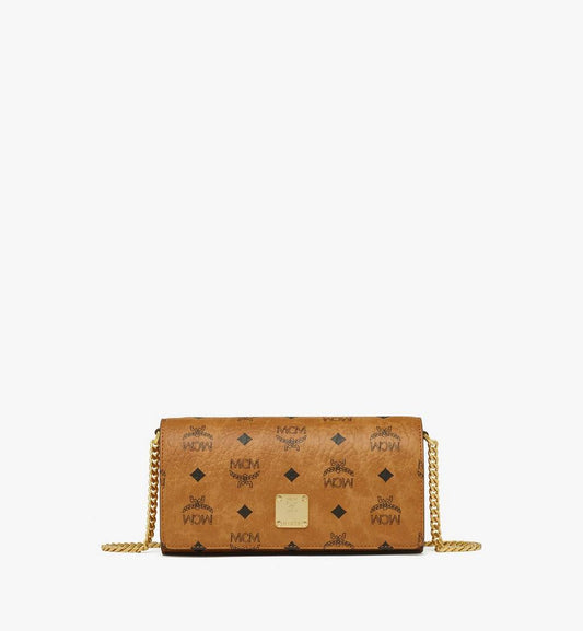 MWREATA01CO001-Aren Shoulder Bag in Visetos|COGNAC
