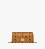 MWREATA01CO001-Aren Shoulder Bag in Visetos|COGNAC