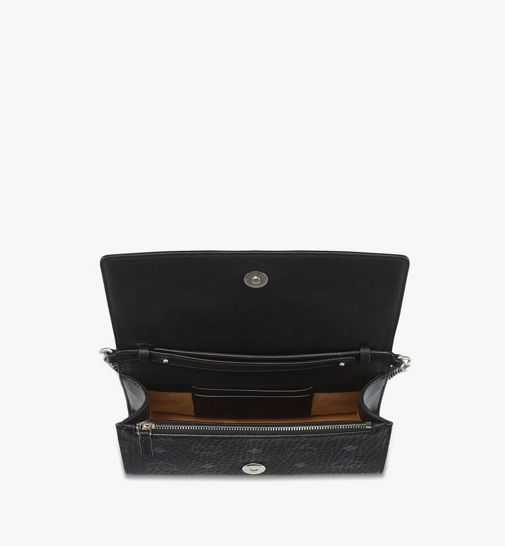 MWRGSTA03BK001-Aren Shoulder Bag in Visetos|BLACK