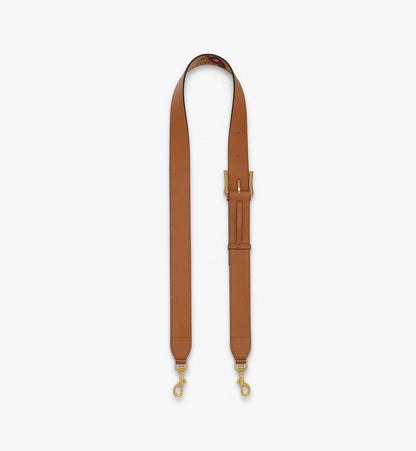MYZGSTA05CO001-Aren Shoulder Strap in Rabot Visetos|COGNAC