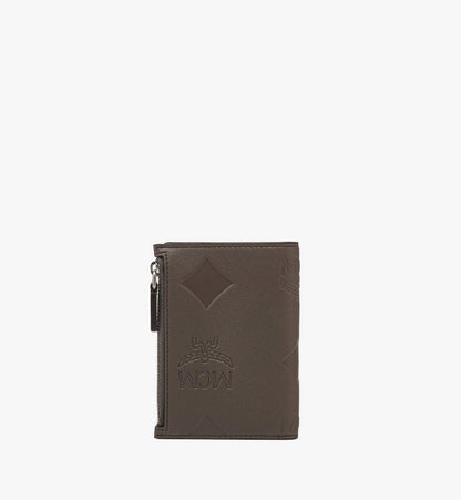 MXSESTA01FF001-Aren Snap Wallet in Maxi Monogram Leather|MOREL GREY