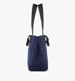 MMTFSTA03VC001-Aren Tote in Monogram Neoprene|NAVY BLAZER