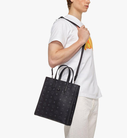 MMTCSKC03BK001-Aren Tote in Visetos|BLACK