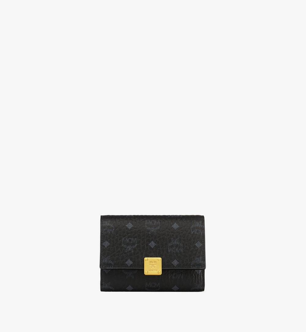 MYSFSTA02BK001-Aren Trifold Wallet in Visetos|BLACK