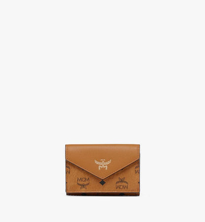 MYSEATA01CO001-Aren Trifold Wallet in Visetos|COGNAC