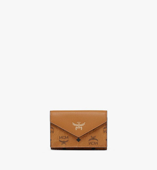 MYSEATA01CO001-Aren Trifold Wallet in Visetos|COGNAC