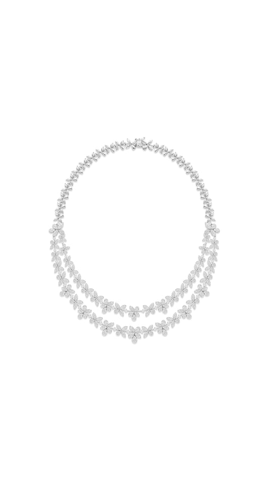 Rosy Blue Necklace - BDNK21479