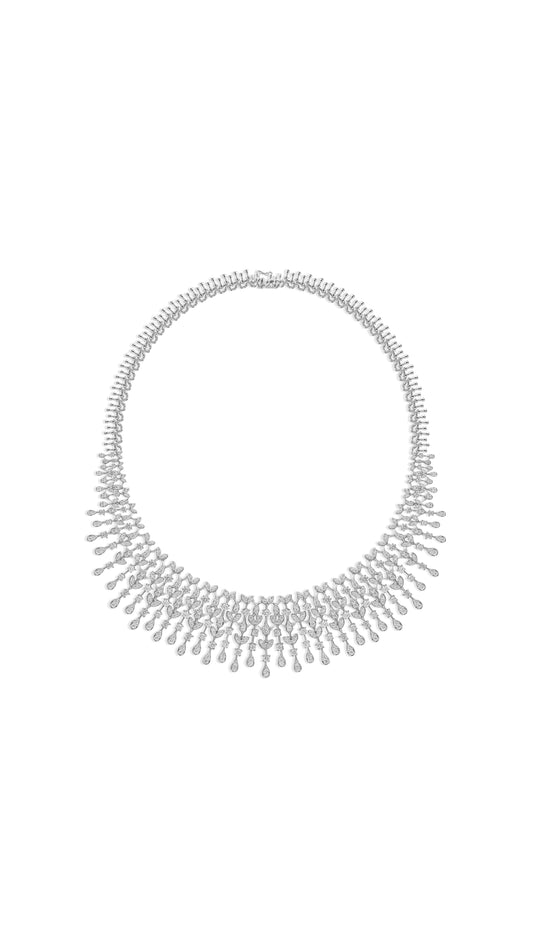 Rosy Blue Necklace - BDNK21745