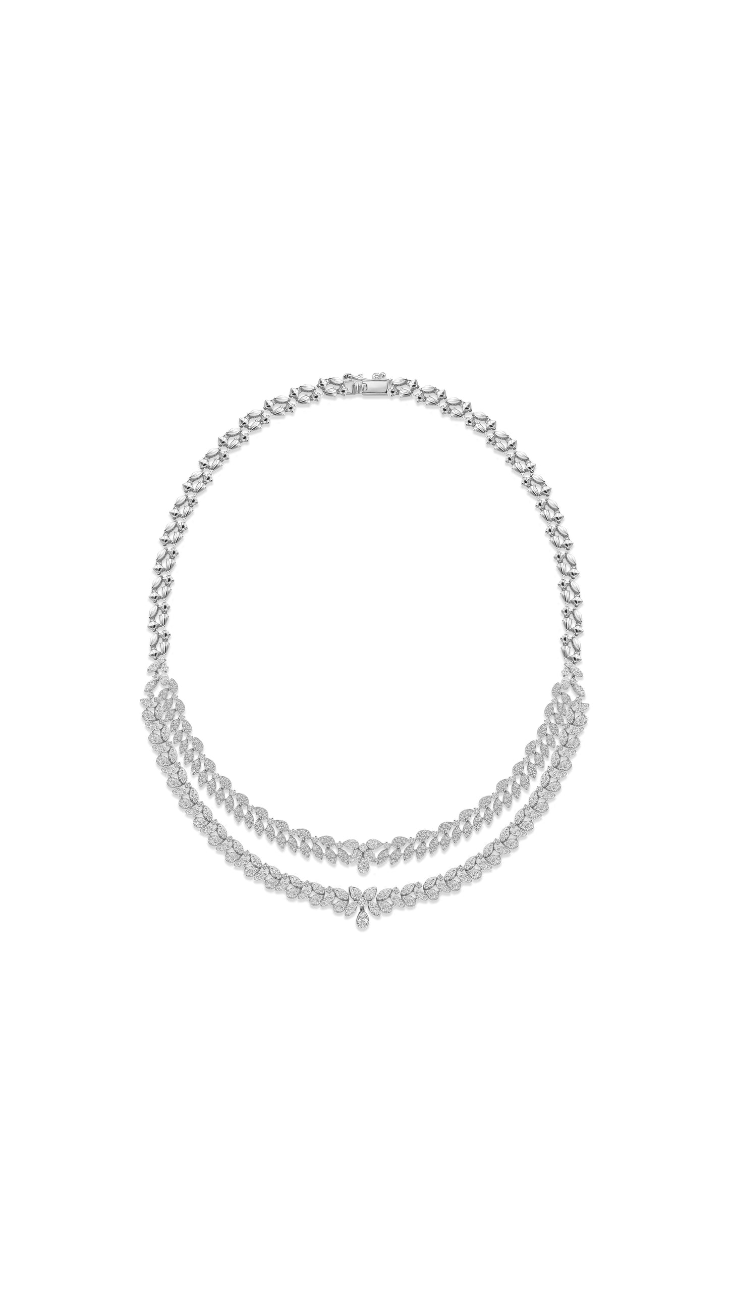 Rosy Blue Necklace - BDNK21990A