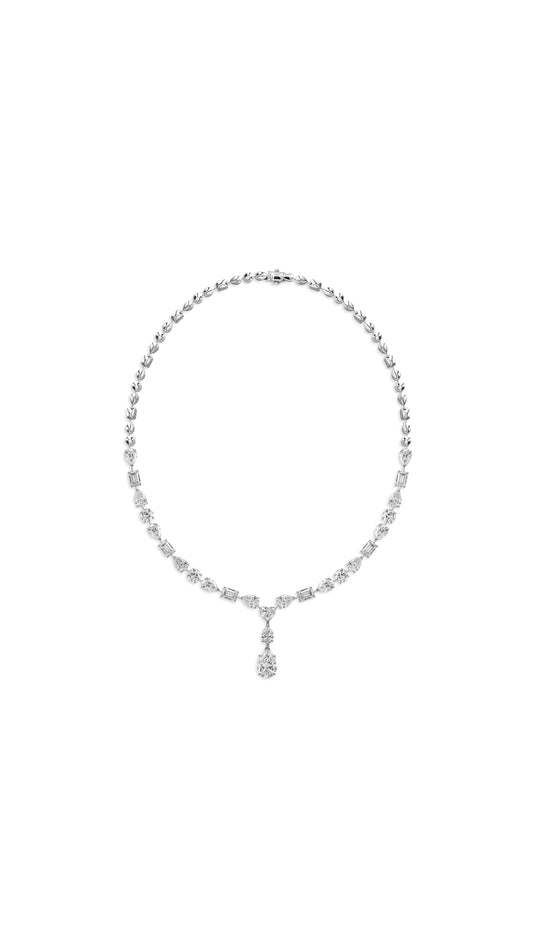 Rosy Blue Necklace - BDNK22469