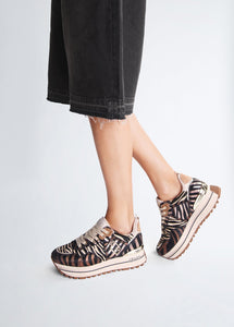 multi-coloured animal print