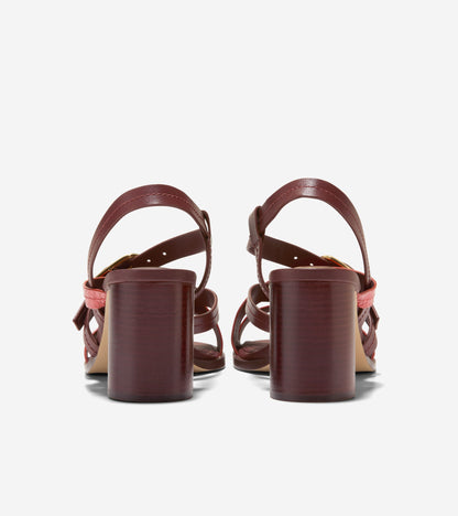 W36937:CH MAHOGANY LTHR / SUMMER FIG SNAKE PRINT LTHR