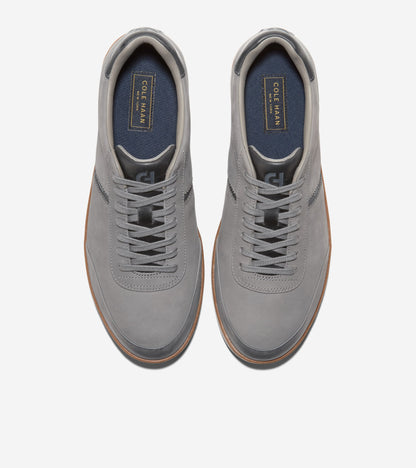 C45122:STEEL GRAY NUBUCK / GRAY PINSTRIPE / ITALIAN DARK NATURAL