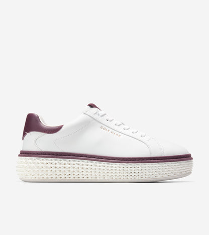 W36151:WHITE LTHR / CH BLACK GARNET LTHR