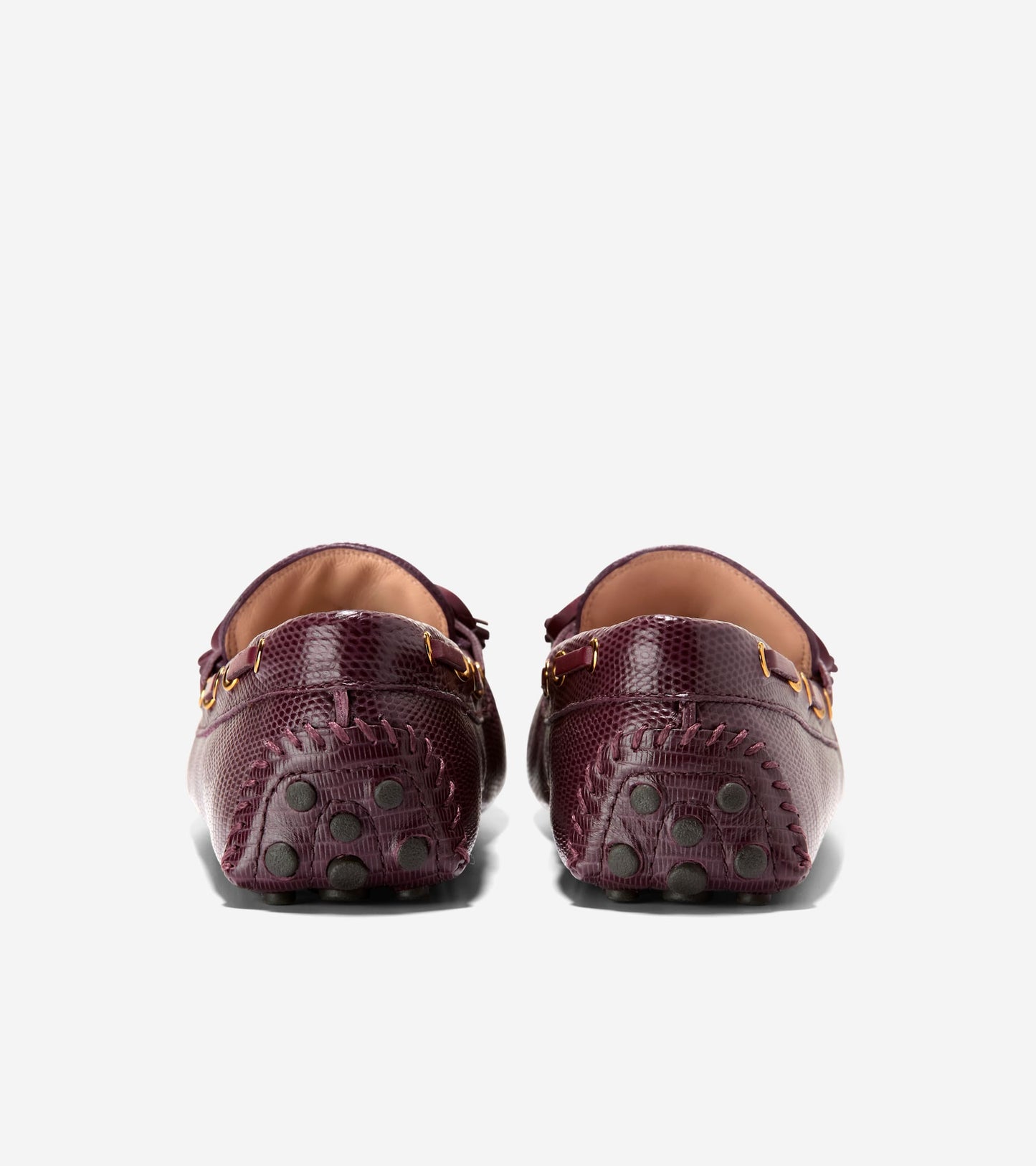 W34024:CH BLACK GARNET LIZARD PRT LTR