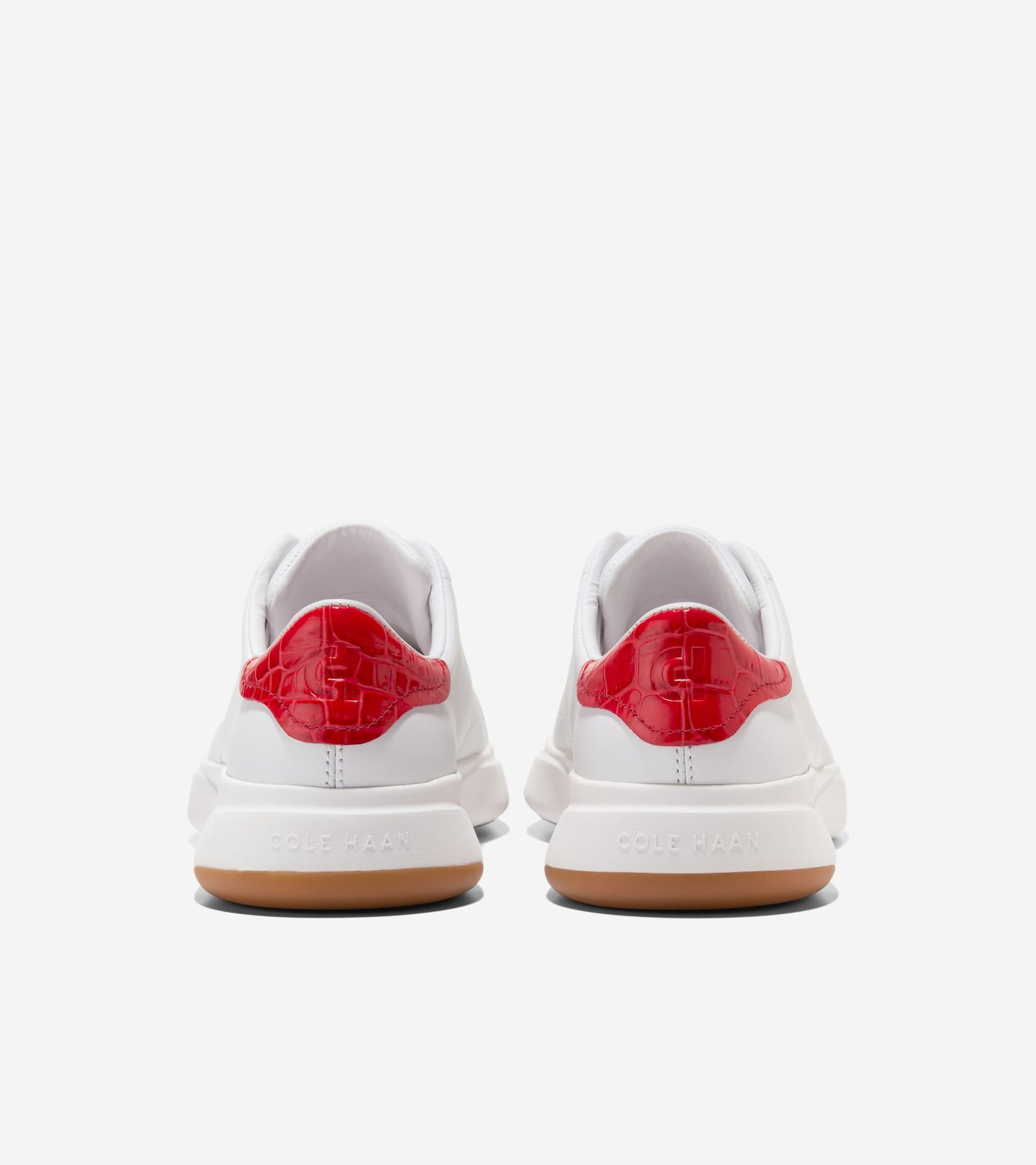 W35503:WHITE LTHR/SALSA CROC PRINT LTHR