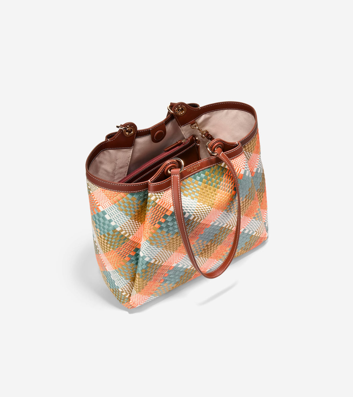 U08525:MULTI COLOR  WOVEN RAFFIA PRINT:0000