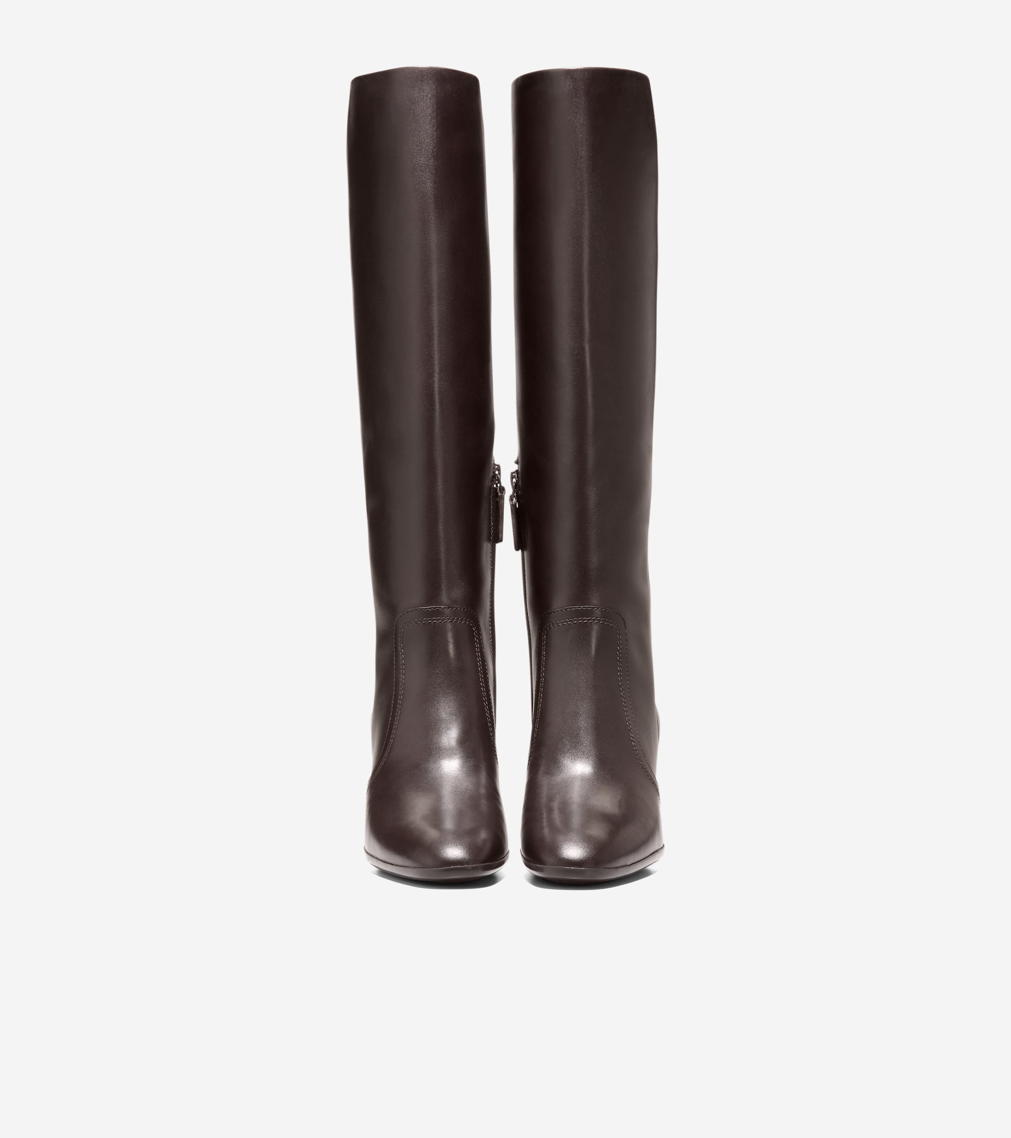 W35189:CH DK CHOCOLATE LTHR/ DK BROWN STACK