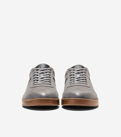 C45122:STEEL GRAY NUBUCK / GRAY PINSTRIPE / ITALIAN DARK NATURAL