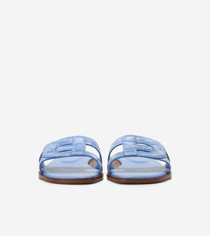 W35587:HYDRANGEA CROC PRINT LEATHER