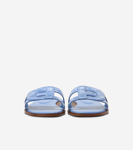 W35587:HYDRANGEA CROC PRINT LEATHER