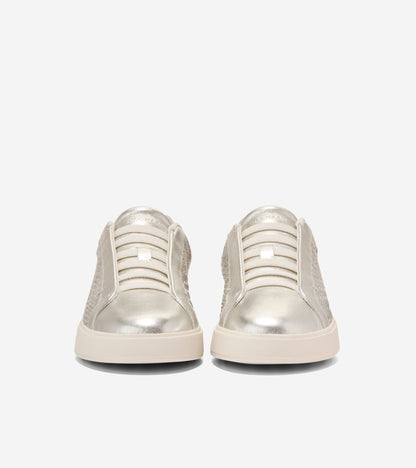 W37719:CHAMPAGNE GEN WEAVE LEATHER