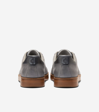 C45122:STEEL GRAY NUBUCK / GRAY PINSTRIPE / ITALIAN DARK NATURAL