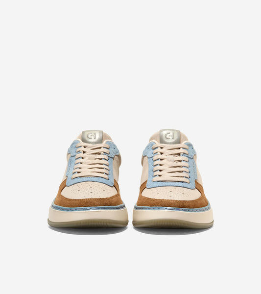 C39690:FADED DENIM SUEDE / LT SESAME / IVORY