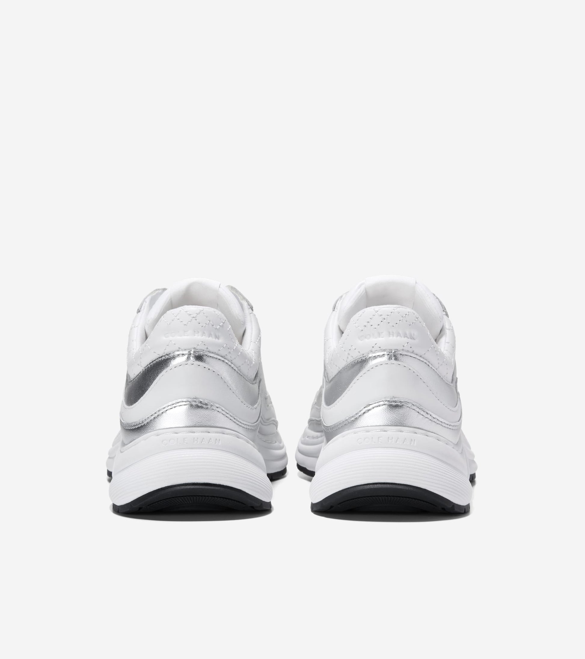 W33840:WHITE MESH/WHITE/SILVER METALLIC LTR