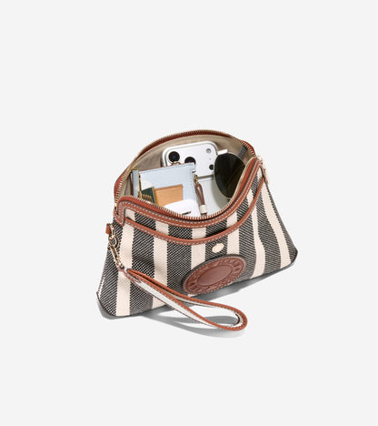 U08449:NATURAL CANVAS STRIPE PRINT:0000