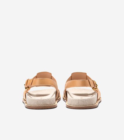 W32744:BISCUIT LTHR/NATURAL CANVAS