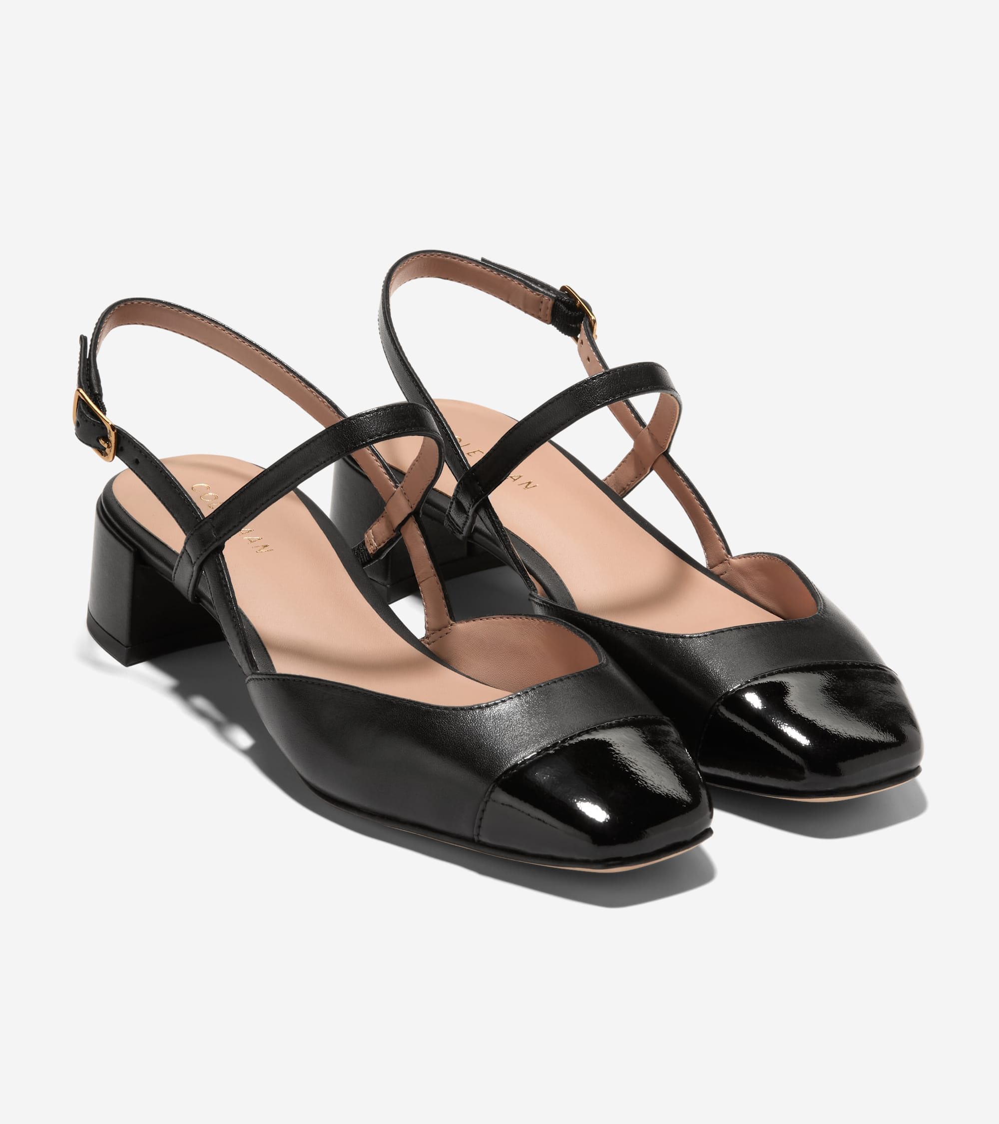 W33885:BLACK LTR / BLACK PATENT
