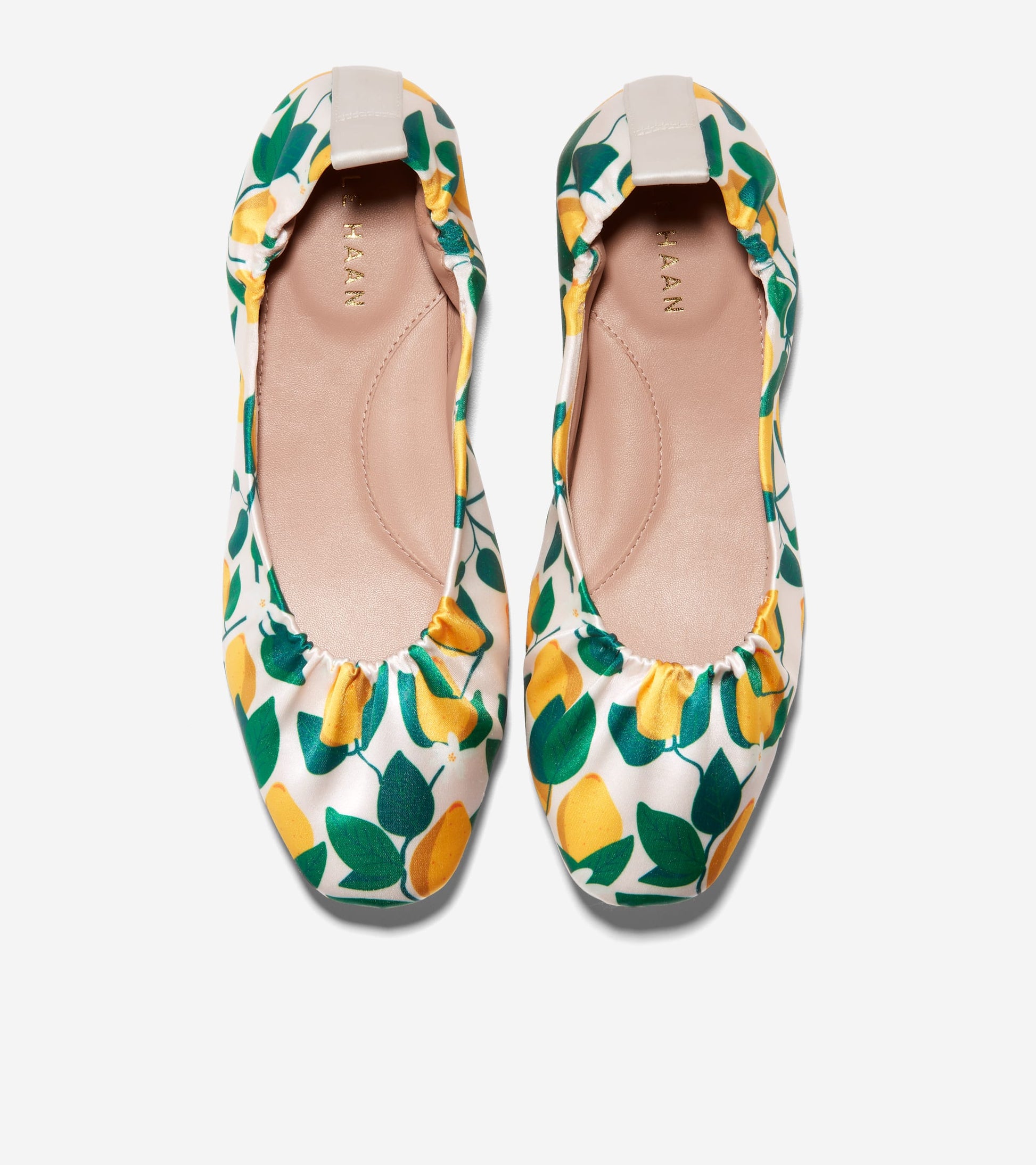 W27126:ROSEWATER LEMON PRINTED SATIN