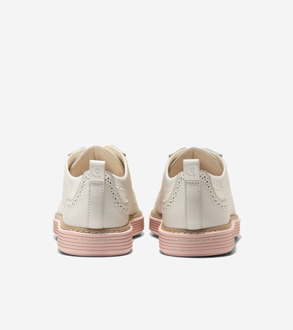 W33445:IVORY KNIT/LEATHER/CAMEO ROSE